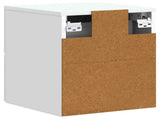 Wall-Mounted Bedside Cabinet 2 pcs White 34.5 x 33 x 40 cm 898976