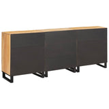 Sideboard 3 pcs Brown 180 x 33 x 75 cm Solid Mango Wood 3310059
