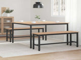 Dining Table Natural 110 x 110 x 75 cm Solid Pine Wood 892787