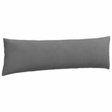 Sofa Pillows 2 pcs Dark Grey 145 x 40 cm Fabric 42013856
