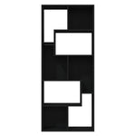 ZNTS Book Cabinet Black 67x24x161 cm Engineered Wood 801878