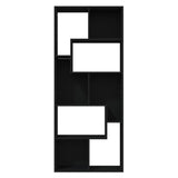 ZNTS Book Cabinet Black 67x24x161 cm Engineered Wood 801878