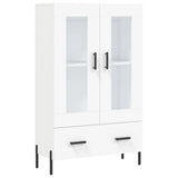 Highboard White 69.5x31x115 cm Engineered Wood 828308