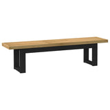 Dining Bench NOAIN U-Shaped Legs 180x40x45 cm Solid Wood Pine 4100050