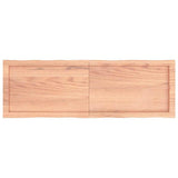 Table Top Light Brown 120x40xcm Treated Solid Wood Live Edge 363956