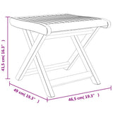 Garden Lounge Set Teak Solid teak wood Medium Foldable 3187811