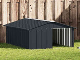 Dog House Anthracite 116.5x153x81.5 cm Galvanised Steel 171541
