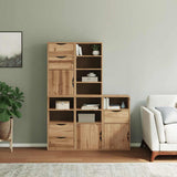 Side Cabinets 5 pcs ODDA 40x24x79 cm Solid Wood Pine 3365366