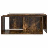 Coffee Table Set 2 pcs Smoked Oak Engineered Wood 8000264