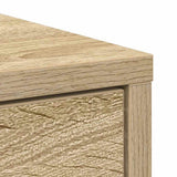 Sideboard with Drawers and Doors Sonoma Oak 70.5x34x74.5 cm 861843
