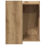 Cat Litter Box Enclosure Artisian Oak 42x42x51 cm Engineered Wood 857750