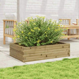 Garden Planter 90x60x23 cm Impregnated Wood Pine 847237