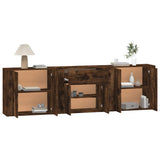 Sideboards 3 pcs Smoked Oak Engineered Wood 3185420