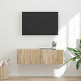 TV Wall Cabinet Sonoma 98 x 31 x 29.5 cm Engineered Wood 892233