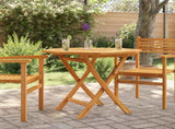 Folding Garden Table 85x85x76 cm Solid Teak Wood 47418