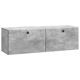 Wall-Mounted TV Cabinet 98 x 31 x 30 cm Concrete Grey 899238
