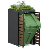 Wheelie Bin Storage with Planter Roof for 240L Bin Anthracite 42018683
