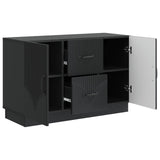 Sideboard with Drawer Black 89 x 34.5 x 57 cm Engineered Wood 895346