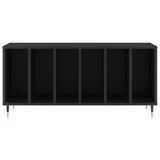 Record Cabinet Black Engineered wood 100x38x48 cm 831741
