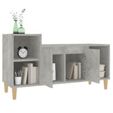 TV Cabinet Concrete Grey 100x35x55 cm Engineered Wood 821176