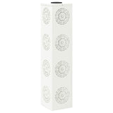 Solar LED Pathway Light 2 pcs White Cold Rolled Steel 879787