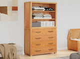 Storage Furniture Set with Drawer Brown Engineered wood 3328628