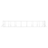 Outdoor Dog Kennel Silver 6x14x2 m Galvanised Steel 3190462