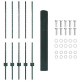 Fence and Post Green 1 x 10 m Steel 3336447