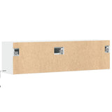 TV Wall Cabinet with LED Lights White 140x31x38 cm 852369