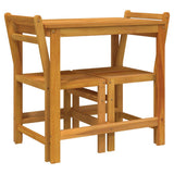 Balcony Set Natural Acacia Wood Solid Acacia wood Compact 365854