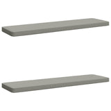 2-Piece Bench Cushions VUGHT 2 pcs 100% Polyester Grey 951439