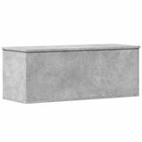 Storage Box Concrete Grey 90x35x35 cm Engineered Wood 840684
