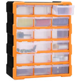 Multi-drawer Organiser with 18 Middle Drawers 38x16x47 cm 149597