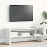 ZNTS TV Cabinet High Gloss White 100x40x40 cm Engineered Wood 861118