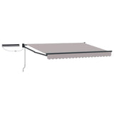 Electric Retractable Awning Light Grey and Anthracite 3 x 2.5 m 3420116