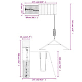 Outdoor Playset Impregnated Wood Pine 3156903