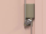 Storage Cabinet Pink 90 x 40 x 90 cm Steel 891641
