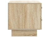 Bedside Cabinet Sonoma Oak 62 x 34.5 x 47.5 cm Engineered Wood 893857