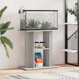Aquarium Stand Grey Sonoma 60x30x60 cm Engineered Wood 833573