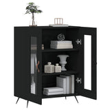 Sideboard Black 69.5x34x90 cm Engineered Wood 827757