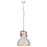 320529 Industrial Hanging Lamp 25 W Silver Round 40 cm E27