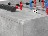 Foosball Table Concrete Grey 125 x 60.5 x 80 cm Engineered Wood 858887