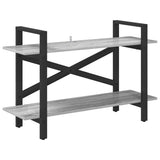 Bookshelf Grey Sonoma 100 x 33.5 x 64 cm Engineered Wood 883955
