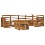 Sectional Sofa Set 6 pcs Natural Solid Acacia Wood 3374854