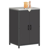 Kitchen Storage HATTEM Black 60 x 50 x 92 cm Steel 874989