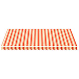 Replacement Fabric for Awning Yellow and Orange 4.5x3 m 312019
