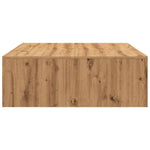 ZNTS Coffee Table Artisan Oak 100x100x35 cm Engineered Wood 856685