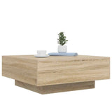 Coffee Table Sonoma Oak 80x80x31 cm Engineered Wood 836583