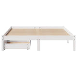 Bed Frame without Mattress White 160x200 cm Solid Wood Pine 3301441