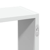 Wall Shelf White 159x18x66 cm Engineered Wood 853299